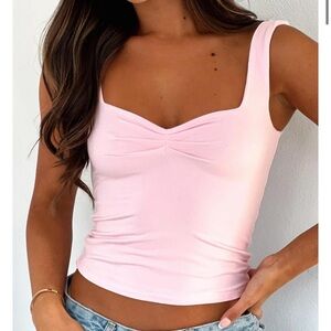 Pink Whitefox Scrunch Top